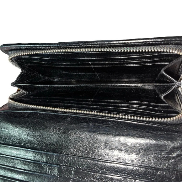 MIU MIU Black Matelassé Leather Wallet - Picture 11 of 15